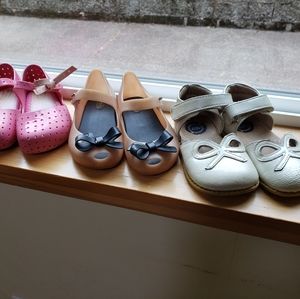 2 mini melissa size 9 and 1 of livie&luca size 8